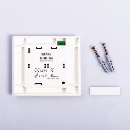 Piloty-i-nadajniki - radiowy nadajnik 2-klawiszowy  4 kanałowy rnk-04 zamel 250 m exta free 