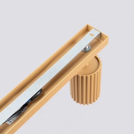 Oswietlenie-sufitowe - lampa sufitowa złota spot potrójne 4 ruchome reflektorki karbon sl.1562 sollux 