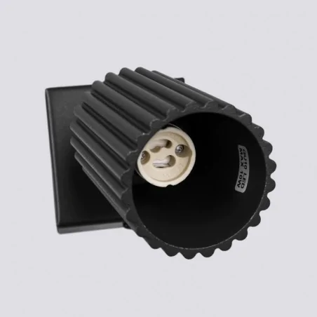 Kinkiety-do-salonu - kinkiet w kształcie tuby lampa ścienna czarna punktowa karbon sollux sl.1578  Kinkiety-do-salonu - kinkiet w kształcie tuby lampa ścienna czarna punktowa karbon sollux sl.1578