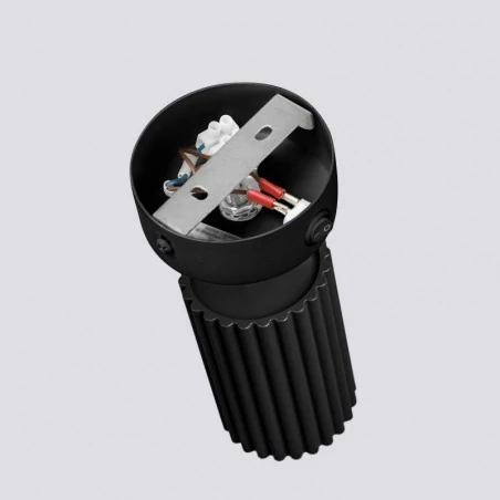 Kinkiety-do-salonu - kinkiet karbon czarny z włącznikiem lampa na ścianę tuba sollux sl.1579 