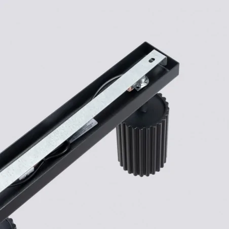 Oswietlenie-sufitowe - plafon listwa spot potrójny karbon 3l czarny sollux sl.1581 