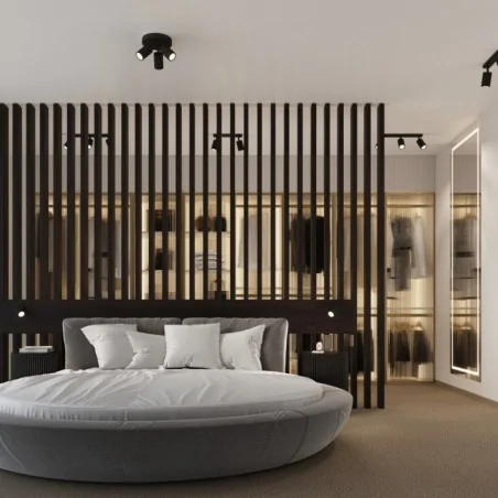 Oswietlenie-sufitowe - plafon listwa spot potrójny karbon 3l czarny sollux sl.1581 