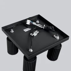 Oswietlenie-sufitowe - lampa przysufitowa 4 regulowane tuby karbon 4 czarny sollux sl.1583 