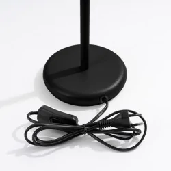 Lampki-biurkowe - lampa biurkowa nowoczesna do gabinetu karbon czarna sollux sl.1586 