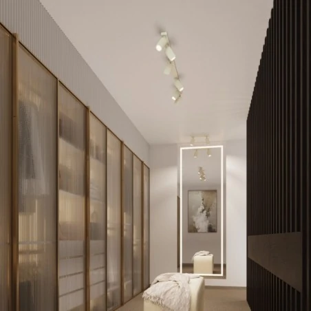 Oswietlenie-sufitowe - plafon oprawa sufitowa tuba karbowana karbon 10 beżowa sollux sl.1587 