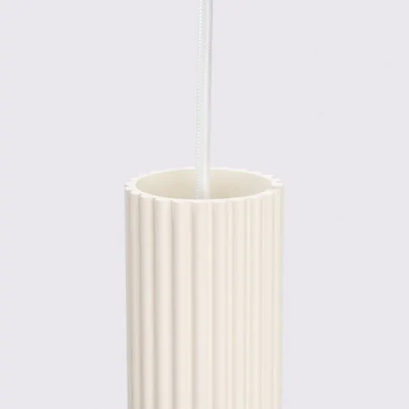 Lampy-sufitowe - lampa sufitowa 2 wiszące tuby karbon 2 beżowy sollux sl.1593 