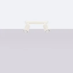 Oswietlenie-sufitowe - lampa sufitowa listwa podwójna karbon 2 beżowy sollux sl.1599 