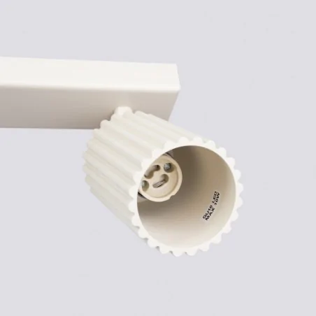 Oprawy-sufitowe - lampa sufitowa w formie listwy oświetleniowej 3 ruchome klosze beżowa karbon sl.1600 sollux 