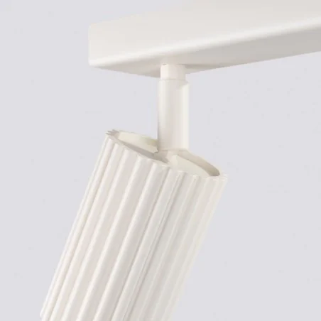 Oprawy-sufitowe - lampa sufitowa w formie listwy oświetleniowej 3 ruchome klosze beżowa karbon sl.1600 sollux 