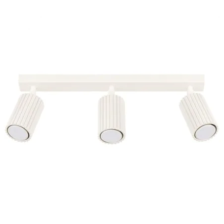 Oprawy-sufitowe - lampa sufitowa w formie listwy oświetleniowej 3 ruchome klosze beżowa karbon sl.1600 sollux 