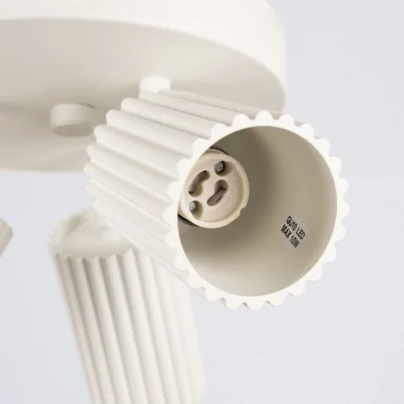 Oswietlenie-sufitowe - plafon przysufitowy spot potrójny karbon 3p beżowy sollux sl.1601 