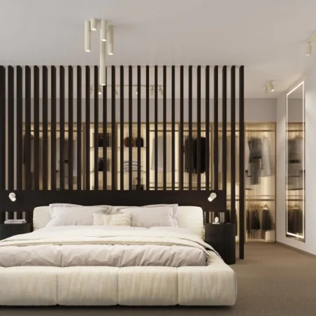 Oprawy-sufitowe - lampa sufitowa poczwórna beżowa spot gu10 karbon sl.1602 sollux 