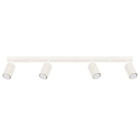 Oswietlenie-sufitowe - plafon długa lampa na sufit 4 tuby karbon 4l beżowy sollux sl.1603 