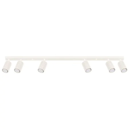 Oswietlenie-sufitowe - listwa oświetleniowa długa 6 tub karbon 6l beżowy sollux sl.1604 