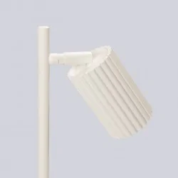 Lampki-biurkowe - lampa biurkowa minimalistyczna stołowa karbon beżowa sollux sl.1605 