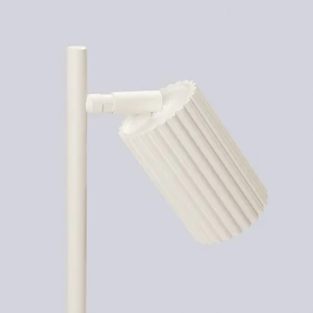 Lampki-biurkowe - lampa biurkowa minimalistyczna stołowa karbon beżowa sollux sl.1605 