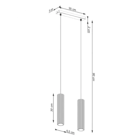 Lampy-sufitowe - lampa wisząca karbon 2 zielona oliwka sollux sl.1612 
