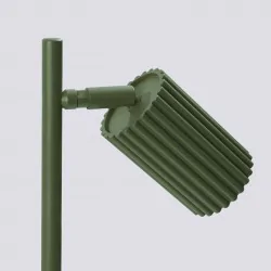 Lampki-biurkowe - lampa biurkowa  modernistyczna karbon zielona oliwkowa sollux sl.1624 