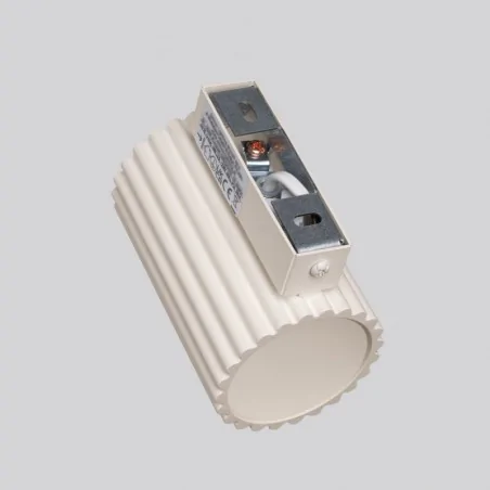 Kinkiety-do-salonu - lampa tuba na ścianę  karbon 10 beżowy sollux sl.1652 