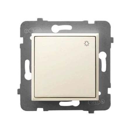 Wylaczniki-typu-swiatlo-zwierne - włącznik zwierny światło ecru łp-5u/m/27 aria ospel 