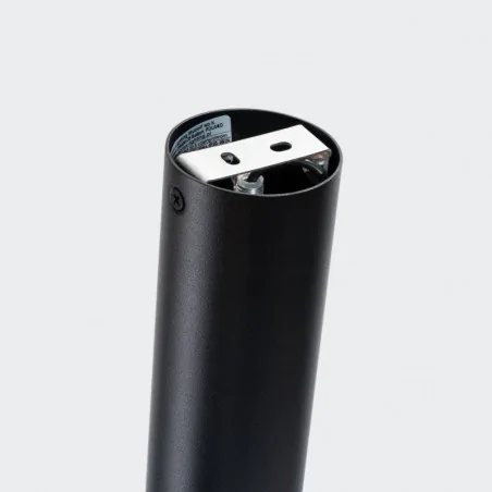 Oswietlenie-sufitowe - plafon tuba natynkowa sufitowa nero 22,5 czarny/chrom sollux sl.1409 