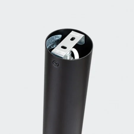 Oswietlenie-sufitowe - tuba sufitowa długa czarno-złota  nero 22,5 sollux sl.1411 