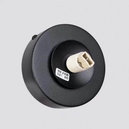 Kinkiety-do-salonu - kinkiet w kolorze czarnym lampa ścienna kula yoli sl.1461 sollux 