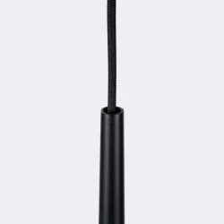 Lampy-sufitowe - lampa wisząca bliss 1 czarna sollux sl.1462 