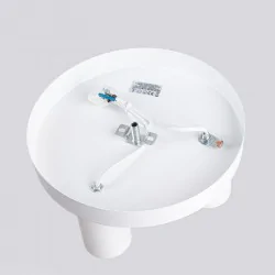Lampy-sufitowe - plafon sufitowy potrójny biały gu10 lagos 3p sollux sl.1464 