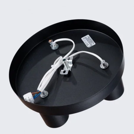 Oswietlenie-sufitowe - plafon przysufitowy 3 tuby gu10 lagos 3p czarny sollux sl.1466 