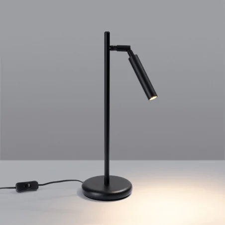 Lampki-biurkowe - lampa biurkowa czarna minimalistyczna pastelosollux sl.1469 