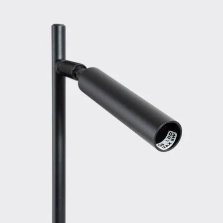 Lampki-biurkowe - lampa biurkowa czarna minimalistyczna pastelosollux sl.1469 