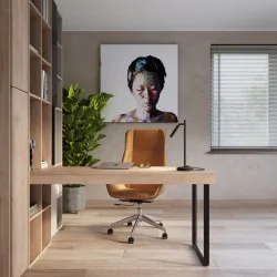 Lampki-biurkowe - lampa biurkowa czarna minimalistyczna pastelosollux sl.1469 