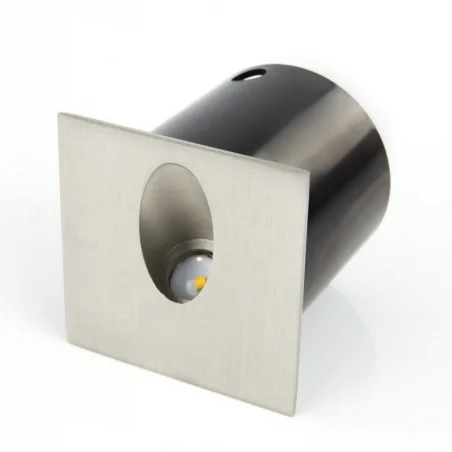 Kinkiety-ogrodowe - lampa elewacyjna schodowa led espo-b116 3w 4000k kwadratowa polux 