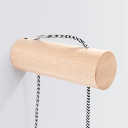 Kinkiety-do-salonu - kinkiet drewniany wisząca żarówka nimbi e27 z włącznikiem sollux sl.1644 