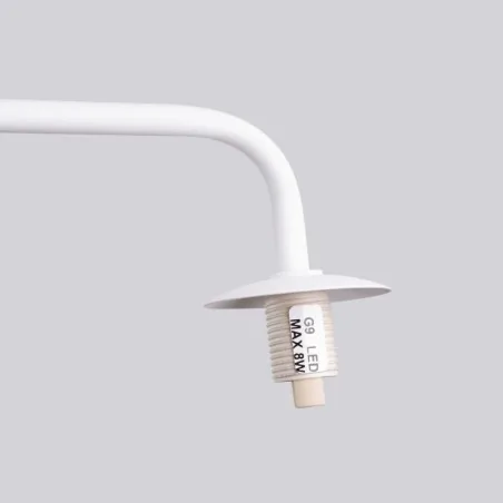 Kinkiety-do-salonu - kinkiet astral 1 biały sollux sl.1658 