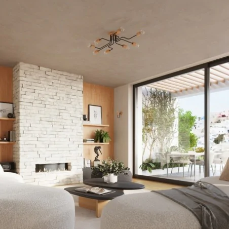 Lampy-sufitowe - żyrandol pająk drewniany 8 ramion timbo czarny sollux sl.1671 