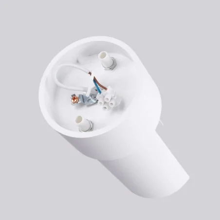 Kinkiety-do-salonu - kinkiet na ścianę na żarówkę e27 biały flash sollux sl.1676 