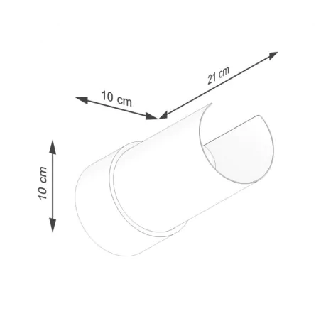 Kinkiety-do-salonu - kinkiet na ścianę na żarówkę e27 biały flash sollux sl.1676 
