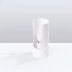 Lampki-biurkowe - lampa biurkowa flash biała sollux sl.1675 