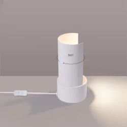 Lampki-biurkowe - lampa biurkowa flash biała sollux sl.1675 