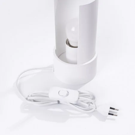 Lampki-biurkowe - lampa biurkowa flash biała sollux sl.1675 