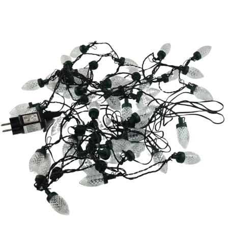 Oswietlenie-choinkowe - lampki choinkowe led retro szyszki z zimnym światłem 