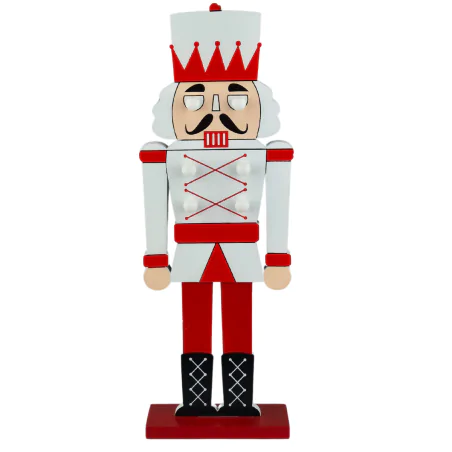 Dekoracje-swiateczne-led - dekoracja świąteczna led drewniany dziadek do orzechów 