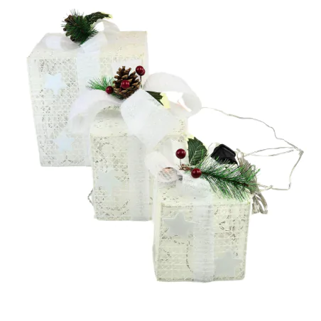 Dekoracje-swiateczne-led - dekoracja świąteczna w formie prezentów z ciepłym światłem dcfc27 emos 