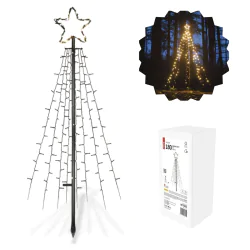 Dekoracje-swiateczne-led - dekoracja świąteczna na zewnątrz świecąca choinka led z ciepłym światłem
