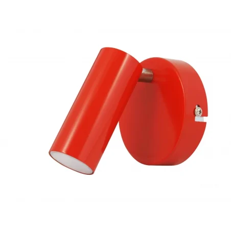 Kinkiety-do-salonu - kinkiet ledowy pojedynczy pomarańczowy 4,5w 3000k gavi polux 