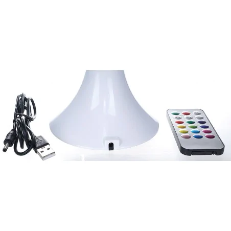 Lampki-nocne - lampka nocna led biała z kolorowym światłem na pilota sl-1  Lampki-nocne - lampka nocna led biała z kolorowym światłem na pilota sl-1