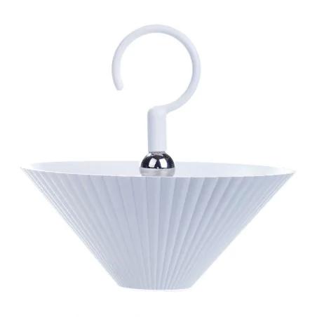 Lampki-nocne - lampka na biurko ścianę i sufit 3w1 biała z wyłącznikiem na kloszu sl-2 