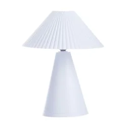 Lampki-nocne - lampka na biurko ścianę i sufit 3w1 biała z wyłącznikiem na kloszu sl-2 